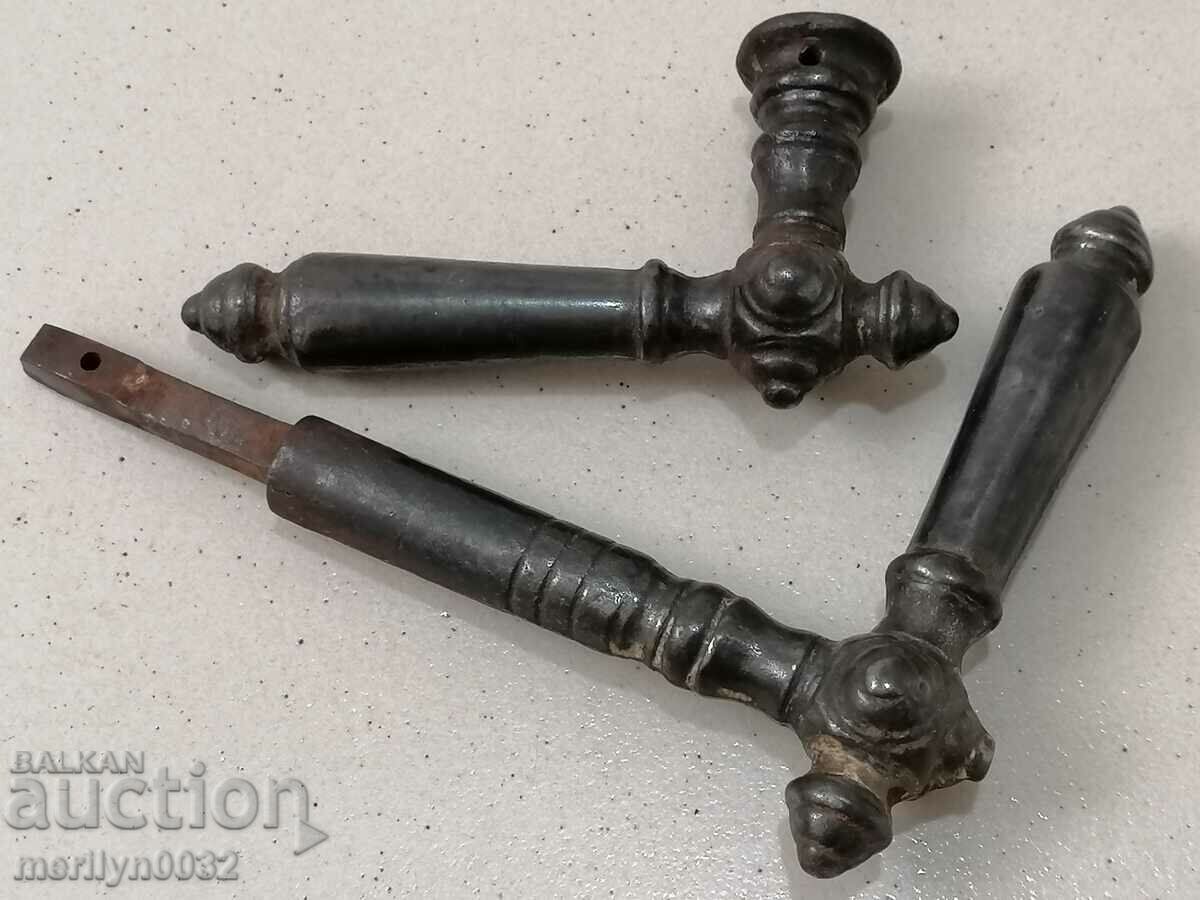 Cast iron handles for old lock handle handles door latch with price 49.00 BGN | € 25.05 Cast iron handles for old lock handle handles door latch with price 49.00 BGN | € 25.05