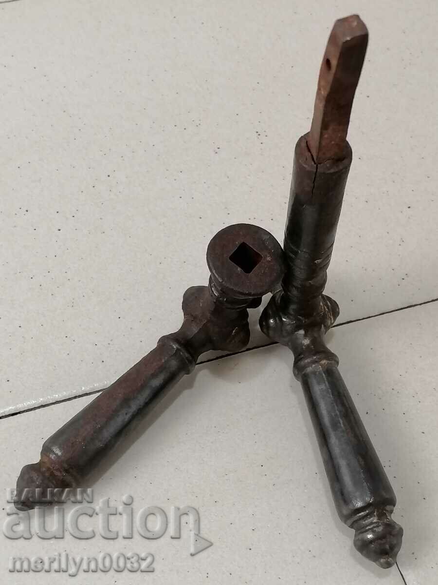 Auction Cast iron handles for old lock handle handles door latch Auction Cast iron handles for old lock handle handles door latch