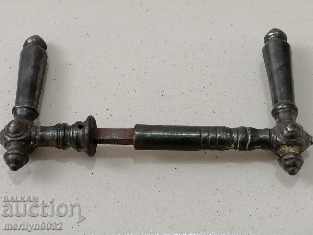 Cast iron handles for old lock handle handles door latch - 6 Cast iron handles for old lock handle handles door latch - 6