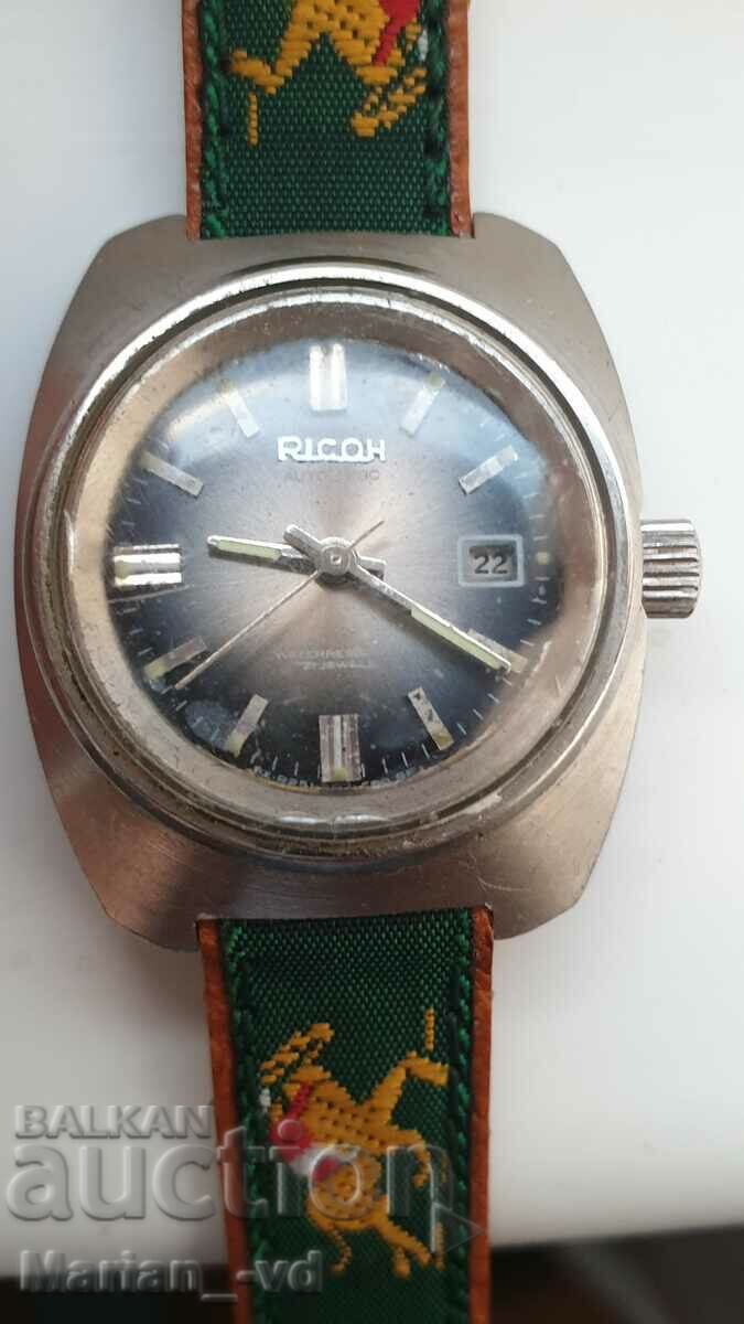 Дамски механичен часовник автоматик ricoh 21 jewel с цена 25.00 лв. | € 12.78 Дамски механичен часовник автоматик ricoh 21 jewel с цена 25.00 лв. | € 12.78