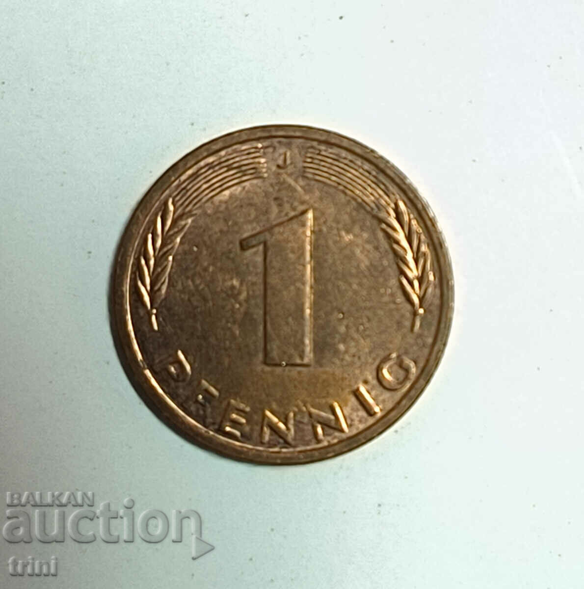 Germany 1 pfennig 1991 'J' - Hamburg e181