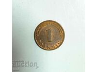 Γερμανία 1 pfennig 1991 έτος 'D' - Μόναχο e183