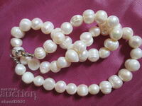 Women's necklace - natural pearls