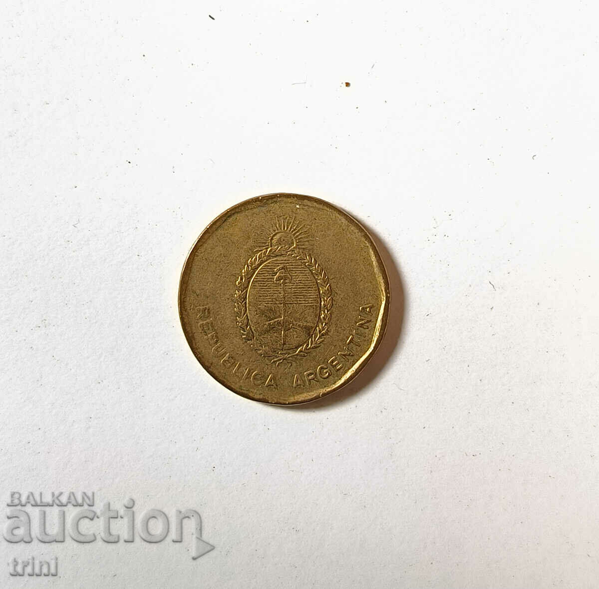 Argentina 10 centavos 1987 year s40 with price 0.70 BGN | € 0.36 Argentina 10 centavos 1987 year s40 with price 0.70 BGN | € 0.36