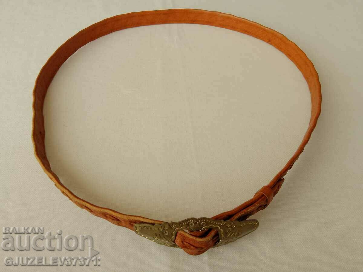 Leather belt natural leather period 1980 with price 49.00 BGN | € 25.05 Leather belt natural leather period 1980 with price 49.00 BGN | € 25.05