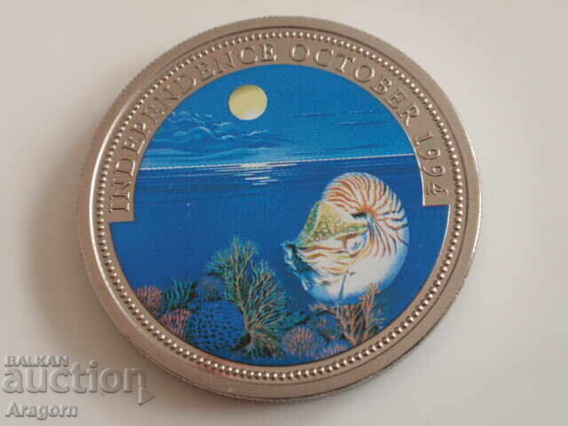 Delivery of Rare 1994 Palau $1 Collector's Coin; Palau