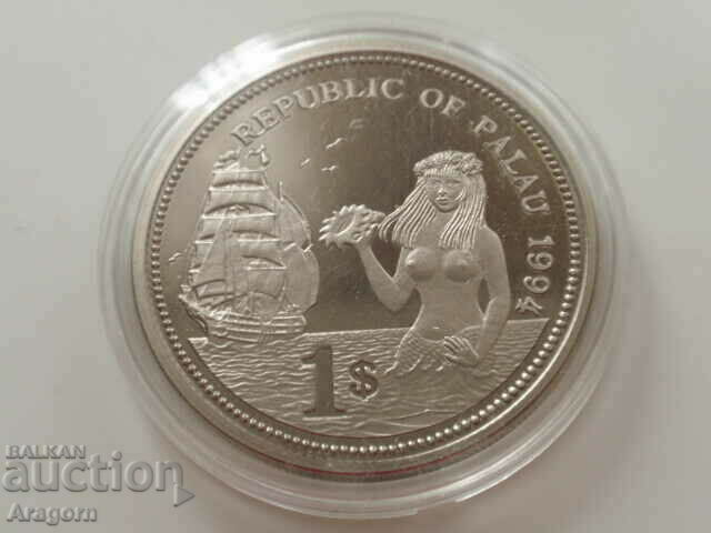 Rare 1994 Palau $1 Collector's Coin; Palau