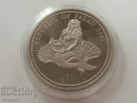 рядка колекционна монета Палау 1 долар 1995; Palau