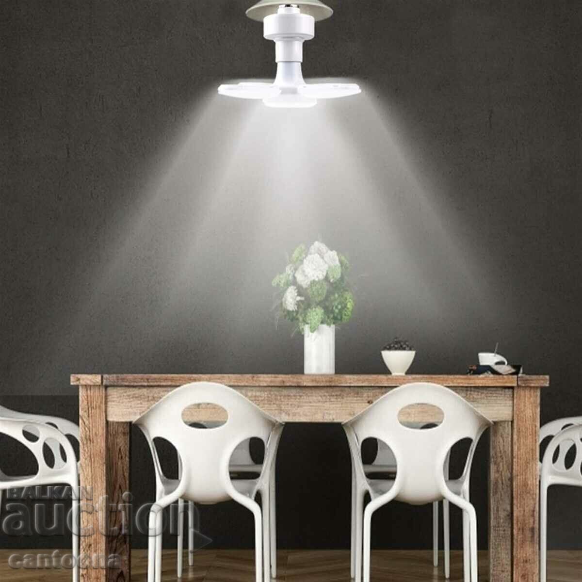 Auction 50 W adjustable LED lamp for home, garage, basement and others. E27 Auction 50 W adjustable LED lamp for home, garage, basement and others. E27