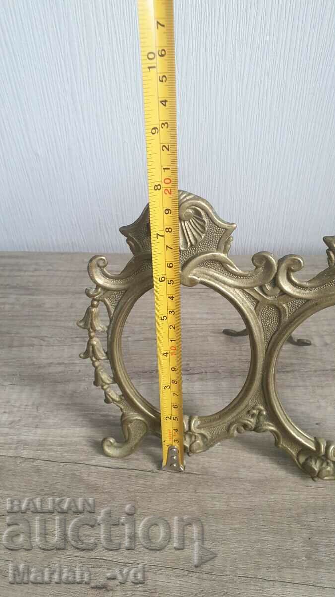 Bronze Double Tabletop Photo Frame - 5