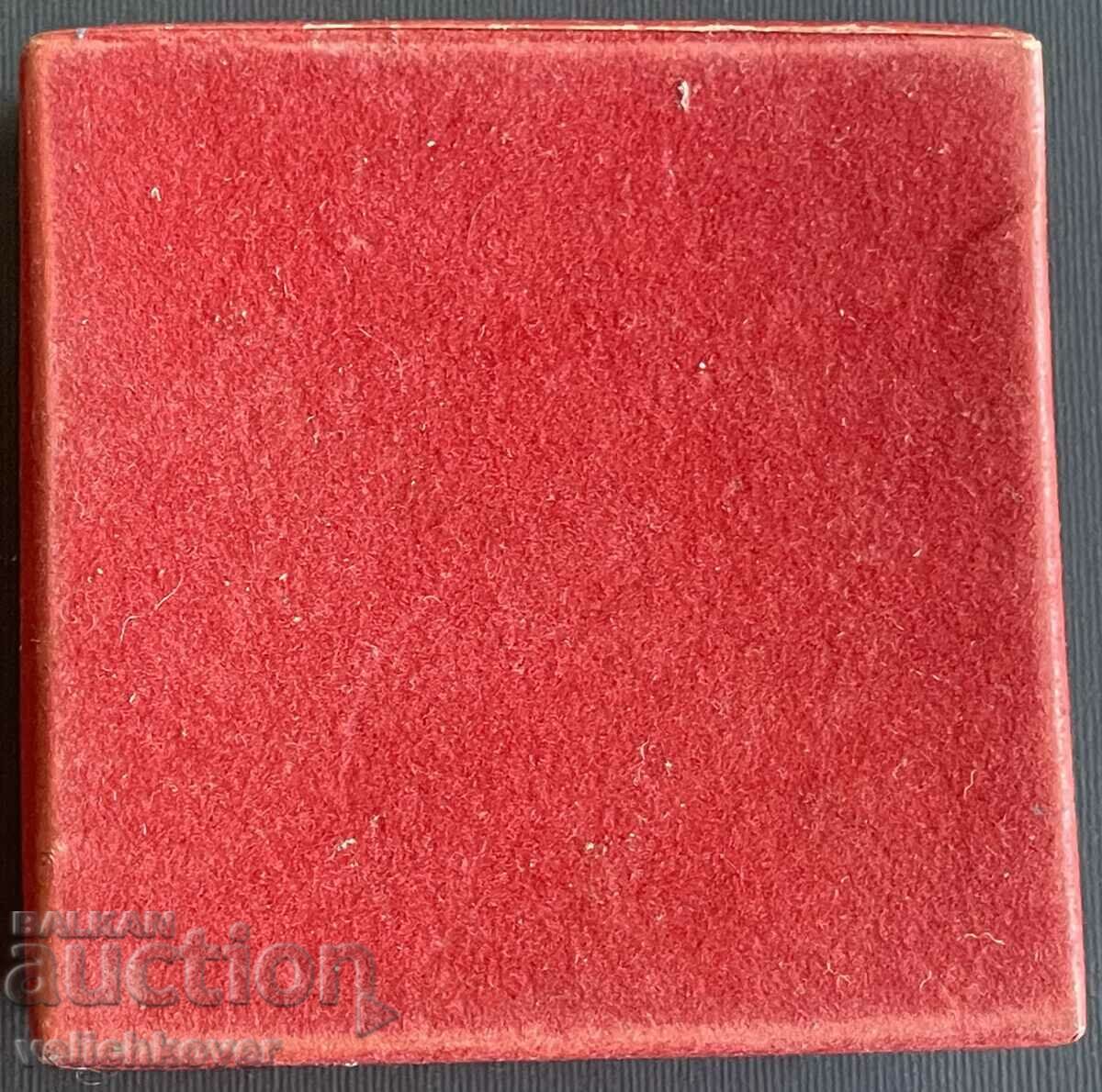 Auction 35711 Bulgaria plaque 25 years. Sports Toto Lottery with box Auction 35711 Bulgaria plaque 25 years. Sports Toto Lottery with box