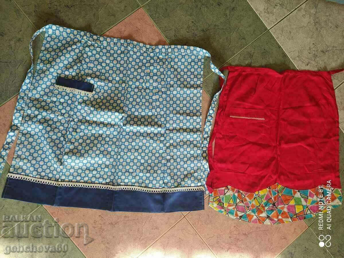 Social kitchen sewn aprons from a dowry