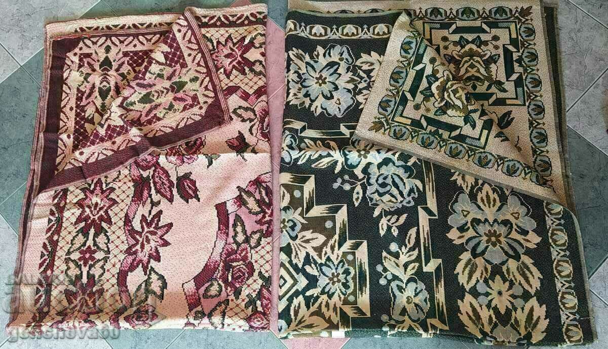 Two large bedspreads/jacquard and silk