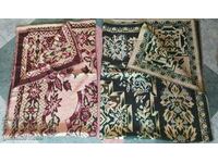 Two large bedspreads/jacquard and silk