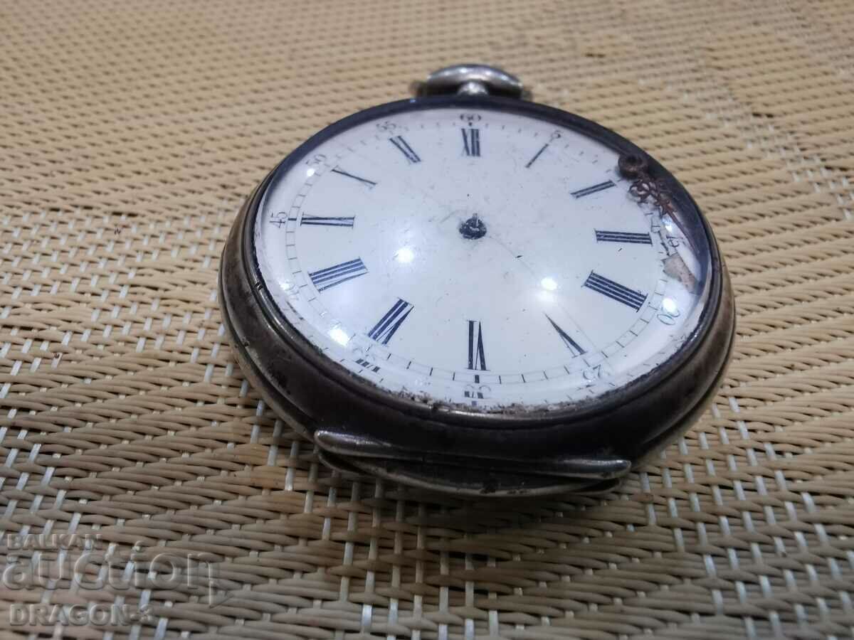 SILVER POCKET WATCH with price 55.00 BGN | € 28.12