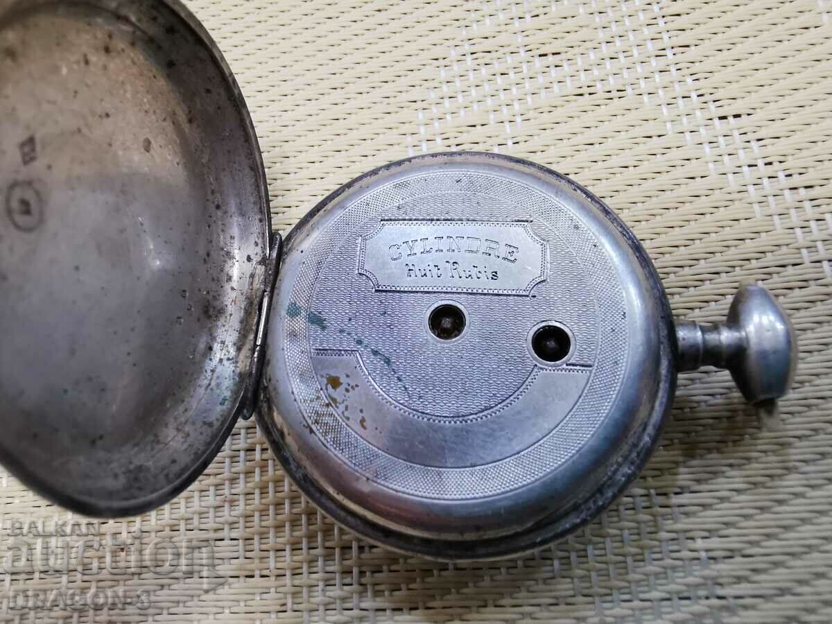 SILVER POCKET WATCH - 5