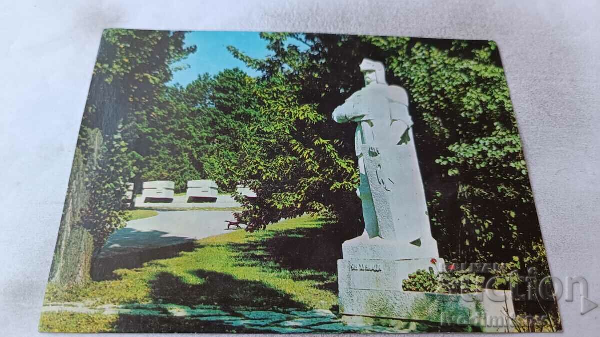 Postcard Varna The monument of Jan Huniyadi