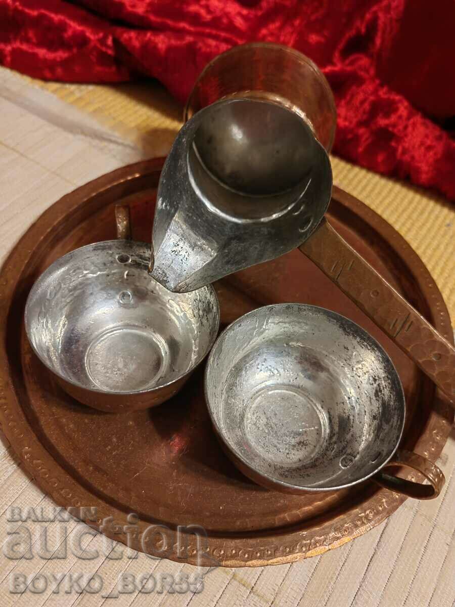Gorgeous Copper Soc Coffee Set 70's with price 58.00 BGN | € 29.65 Gorgeous Copper Soc Coffee Set 70's with price 58.00 BGN | € 29.65