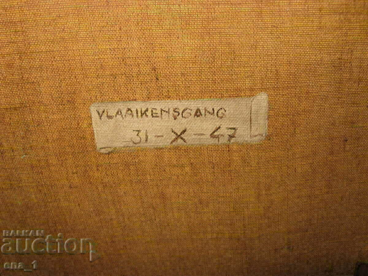 Old painting by Belgian artist Leo Ennels from 1947 - 5 Old painting by Belgian artist Leo Ennels from 1947 - 5