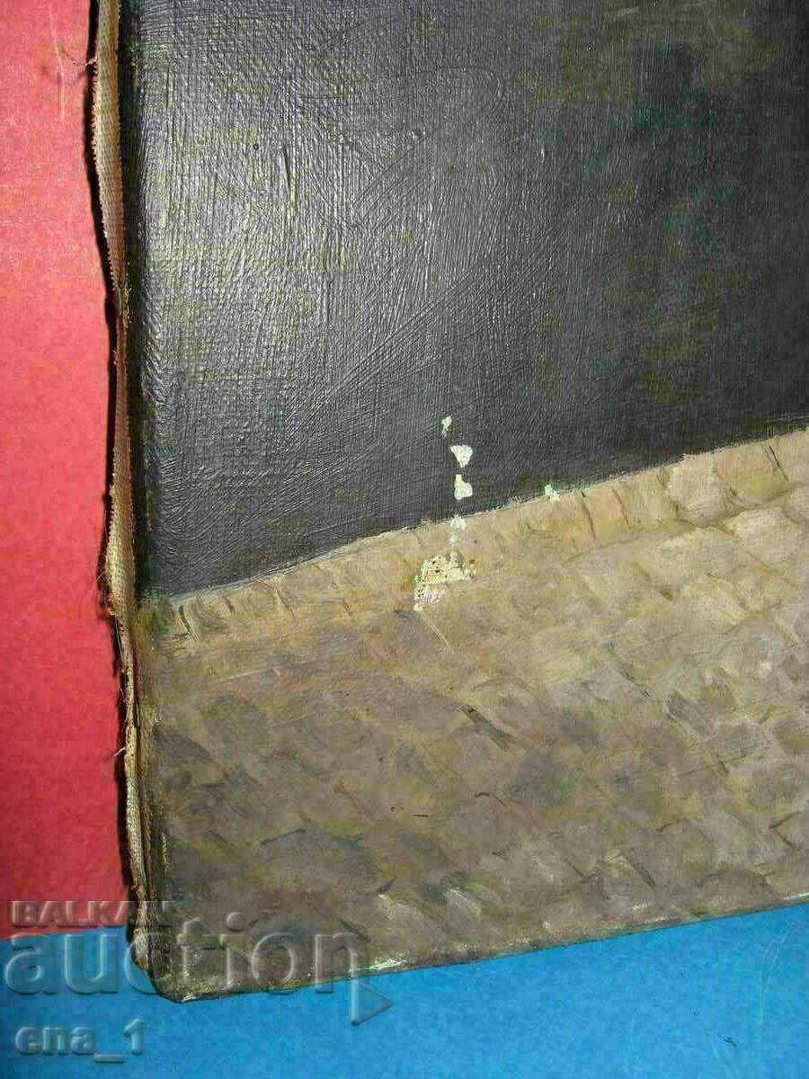 Pictură veche a artistului belgian Leo Ennels din 1947 - 7