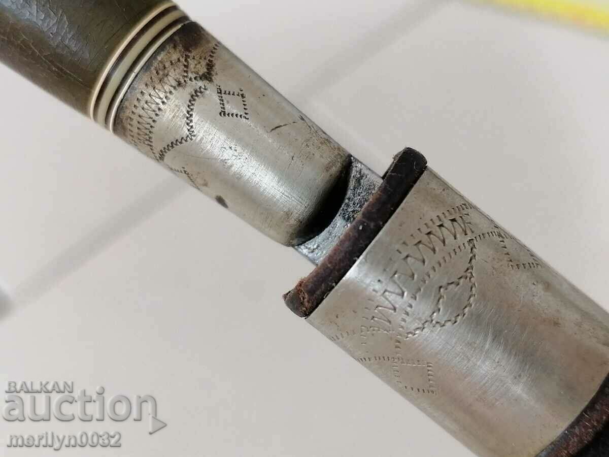 Old Finca knife with cania minion engravings ORIGINAL - 5