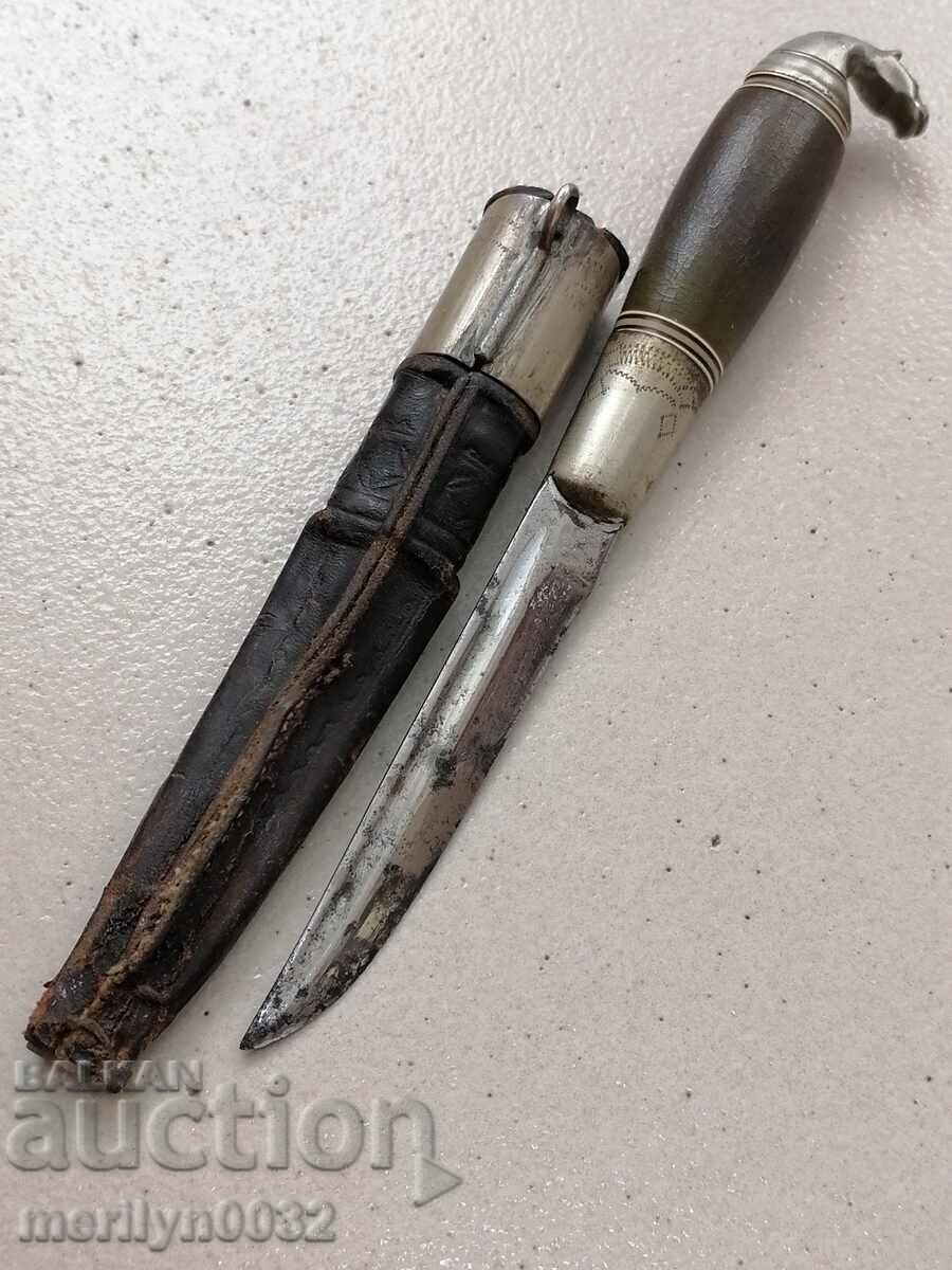 Old Finca knife with cania minion engravings ORIGINAL - 6