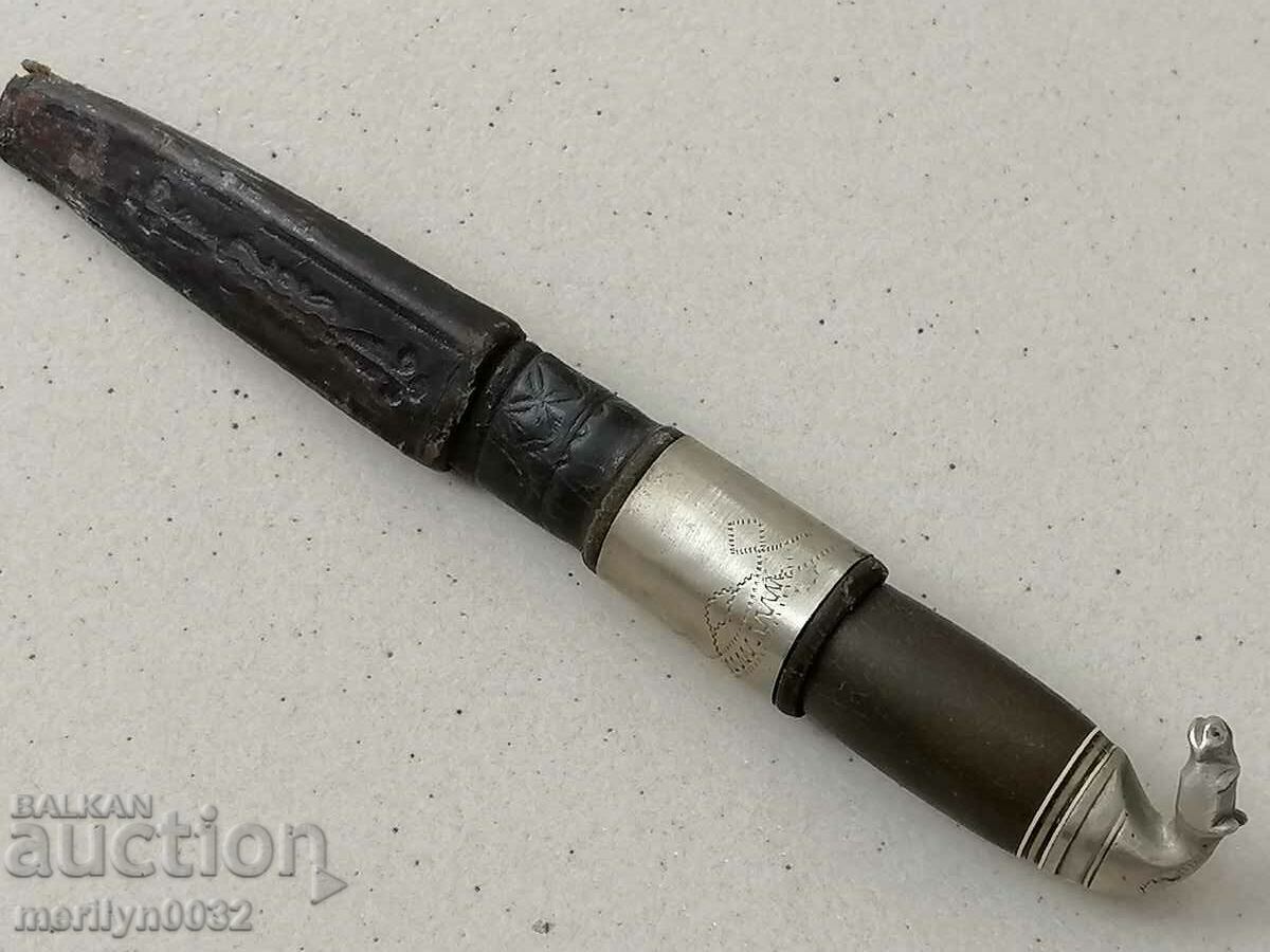 Old Finca knife with cania minion engravings ORIGINAL - 7