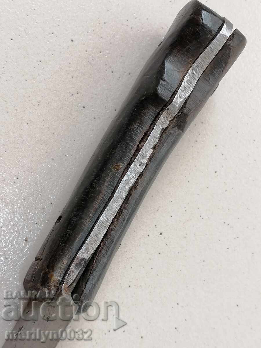 Shepherd's knife charred buffalo horn massive blade karakulak - 5