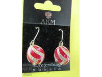 Fine women's Fabergé Egg earrings, new