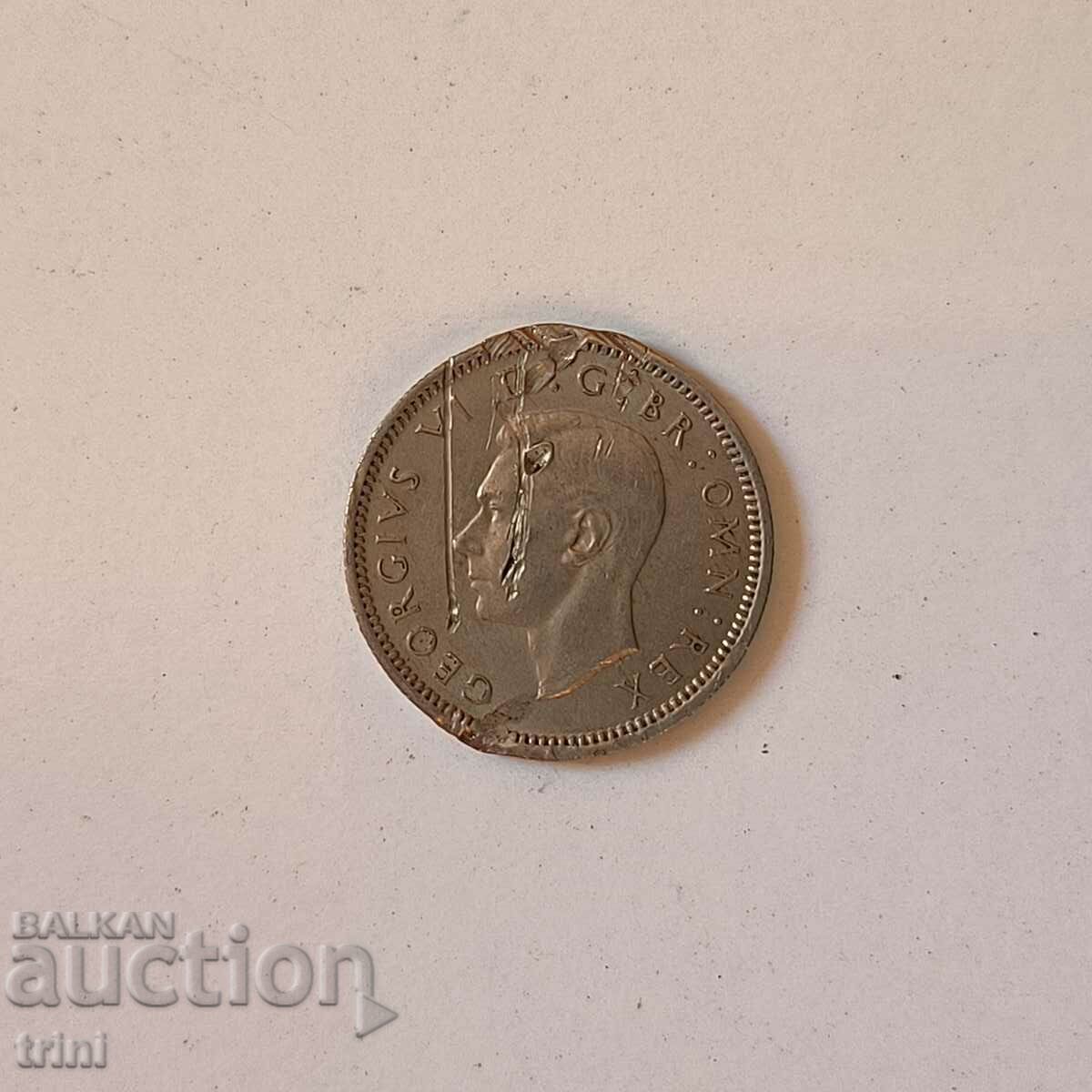 Great Britain 6 pence 1948 b64 with price 1.50 BGN | € 0.77 Great Britain 6 pence 1948 b64 with price 1.50 BGN | € 0.77
