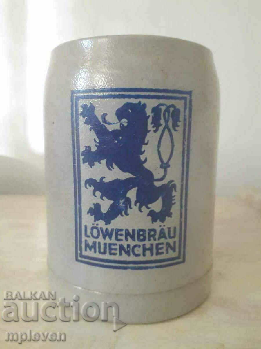 Beer mug, Lowenbrau, Germany