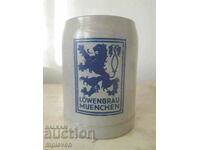 Beer mug, Lowenbrau, Germany