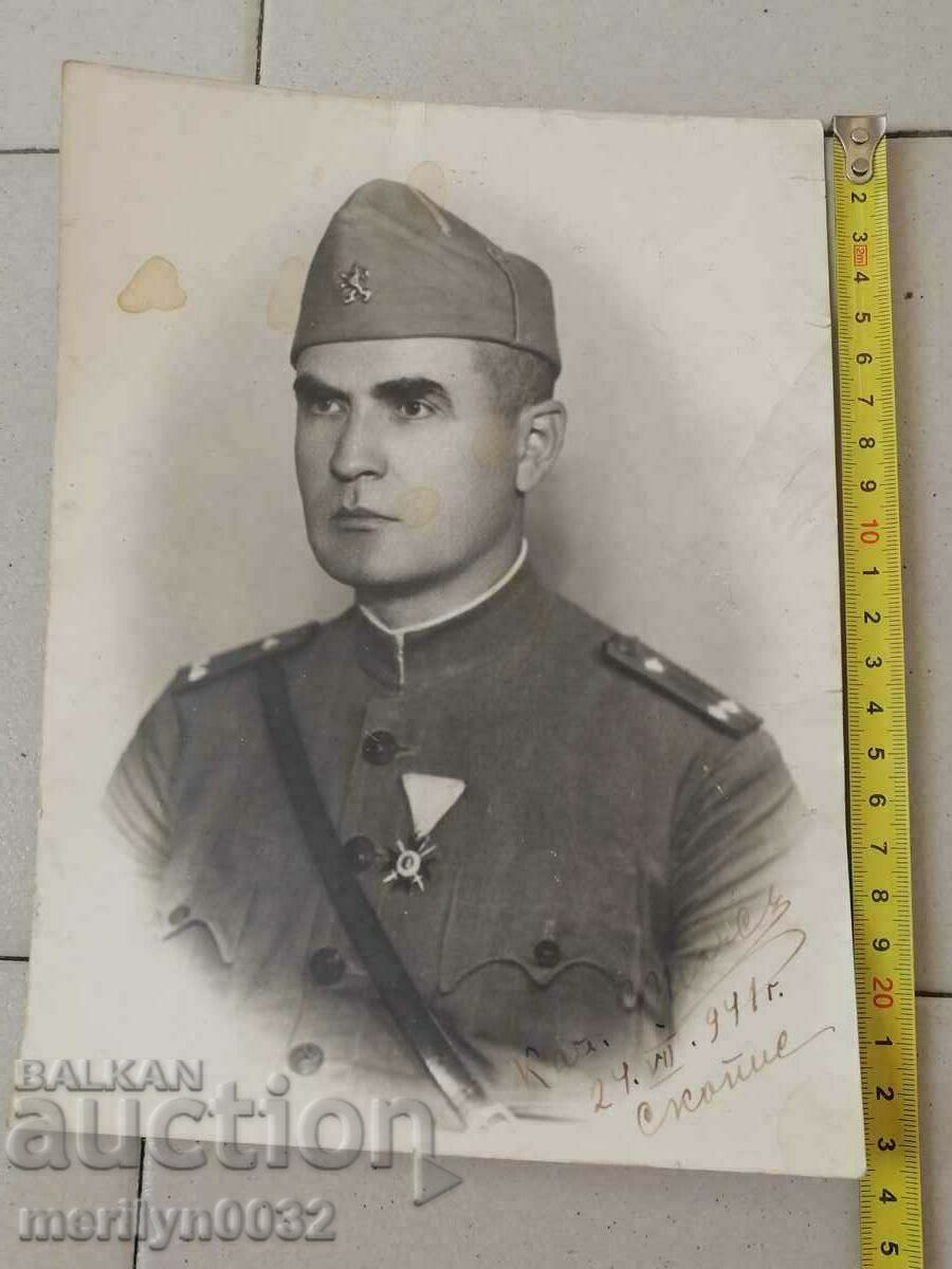 Auction Photo photograph captain of the occupation corps in Macedonia Auction Photo photograph captain of the occupation corps in Macedonia