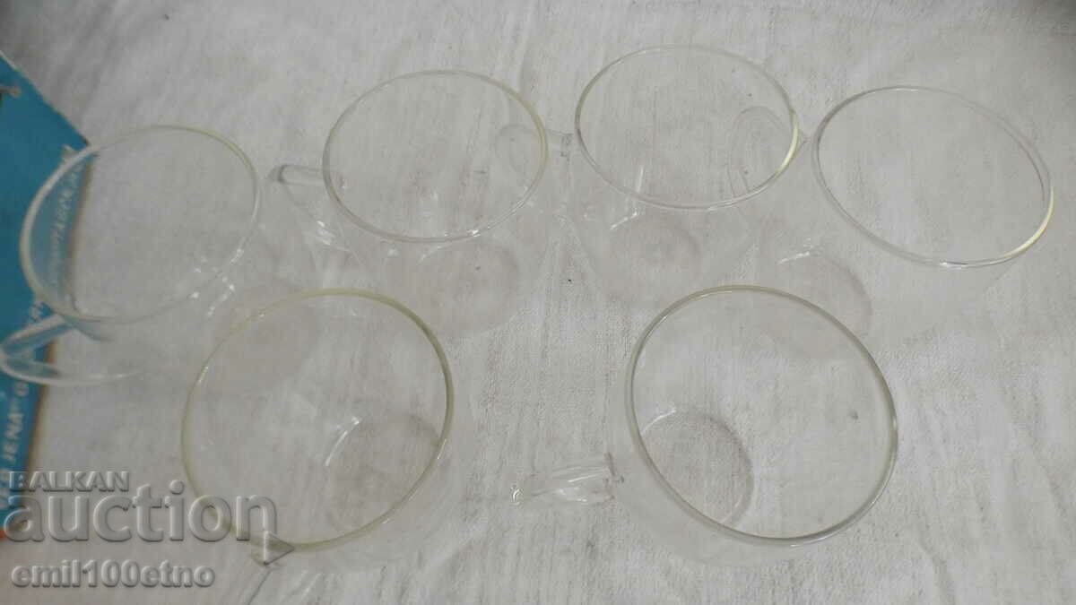 Set of 6 thermo-glass tea cups JENA Glas - 5 Set of 6 thermo-glass tea cups JENA Glas - 5