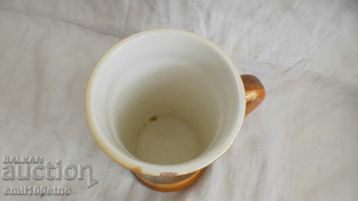 Παράδοση Μεγάλη κούπα κούπα παλιά πορσελάνη ZiK USSR Παράδοση Μεγάλη κούπα κούπα παλιά πορσελάνη ZiK USSR