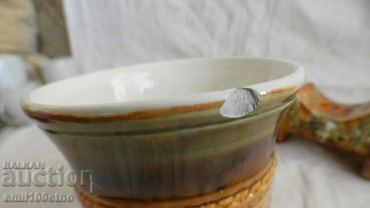 Auction  Souvenir Tsar rifle mug mug old porcelain ZiK USSR