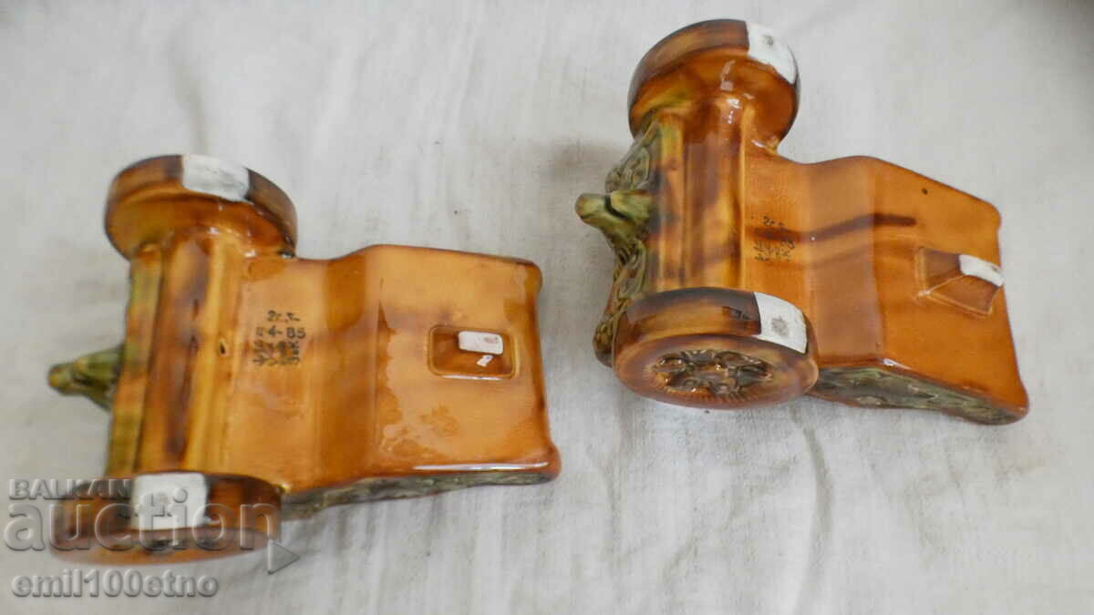 Souvenir Tsar rifle mug mug old porcelain ZiK USSR - 6