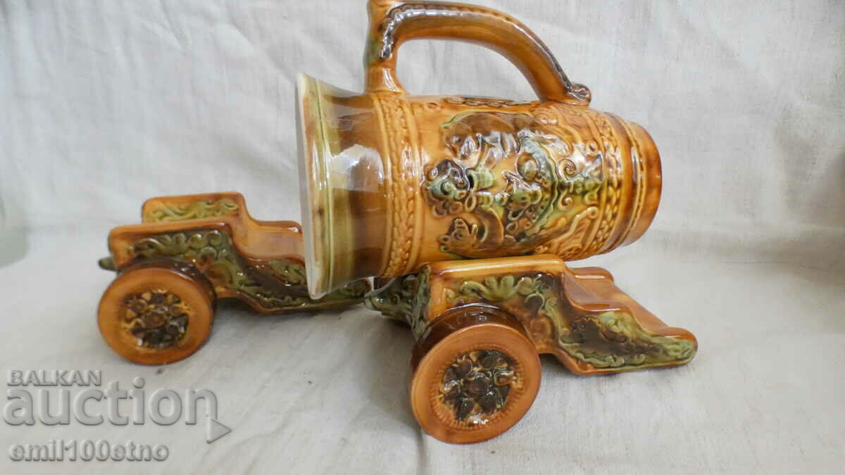 Souvenir Tsar rifle mug mug old porcelain ZiK USSR