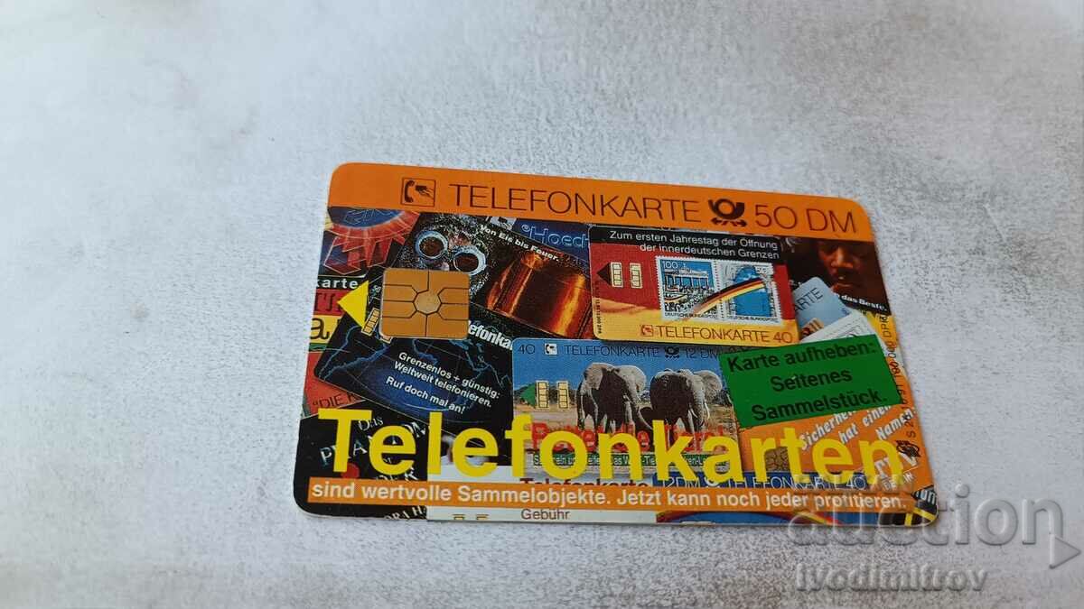 Phone card TELEFONKARTE 50 DM KRUGER with price 0.85 BGN | € 0.43 Phone card TELEFONKARTE 50 DM KRUGER with price 0.85 BGN | € 0.43