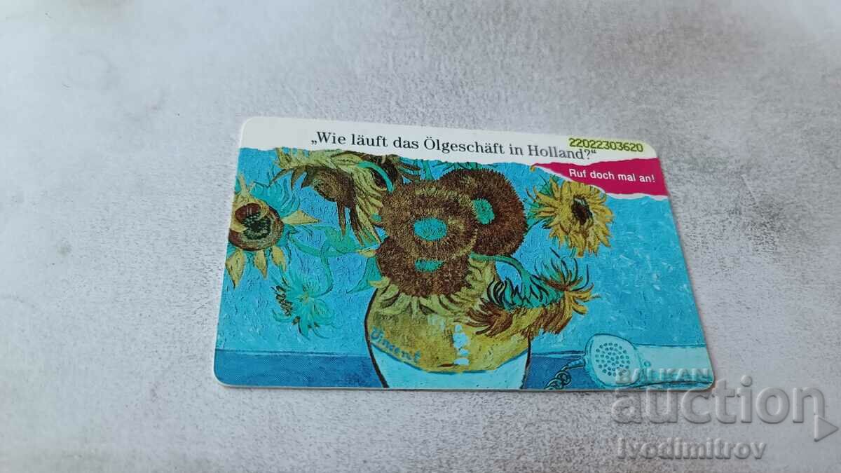 Τηλεφωνική κάρτα Deutsche Telecom 50 DM Βάζο με λουλούδια