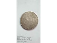 Сребърна монета от 50 гулдена 1987 Холандия