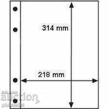 Importa V1 Sheets of PVC for banknotes with one hole