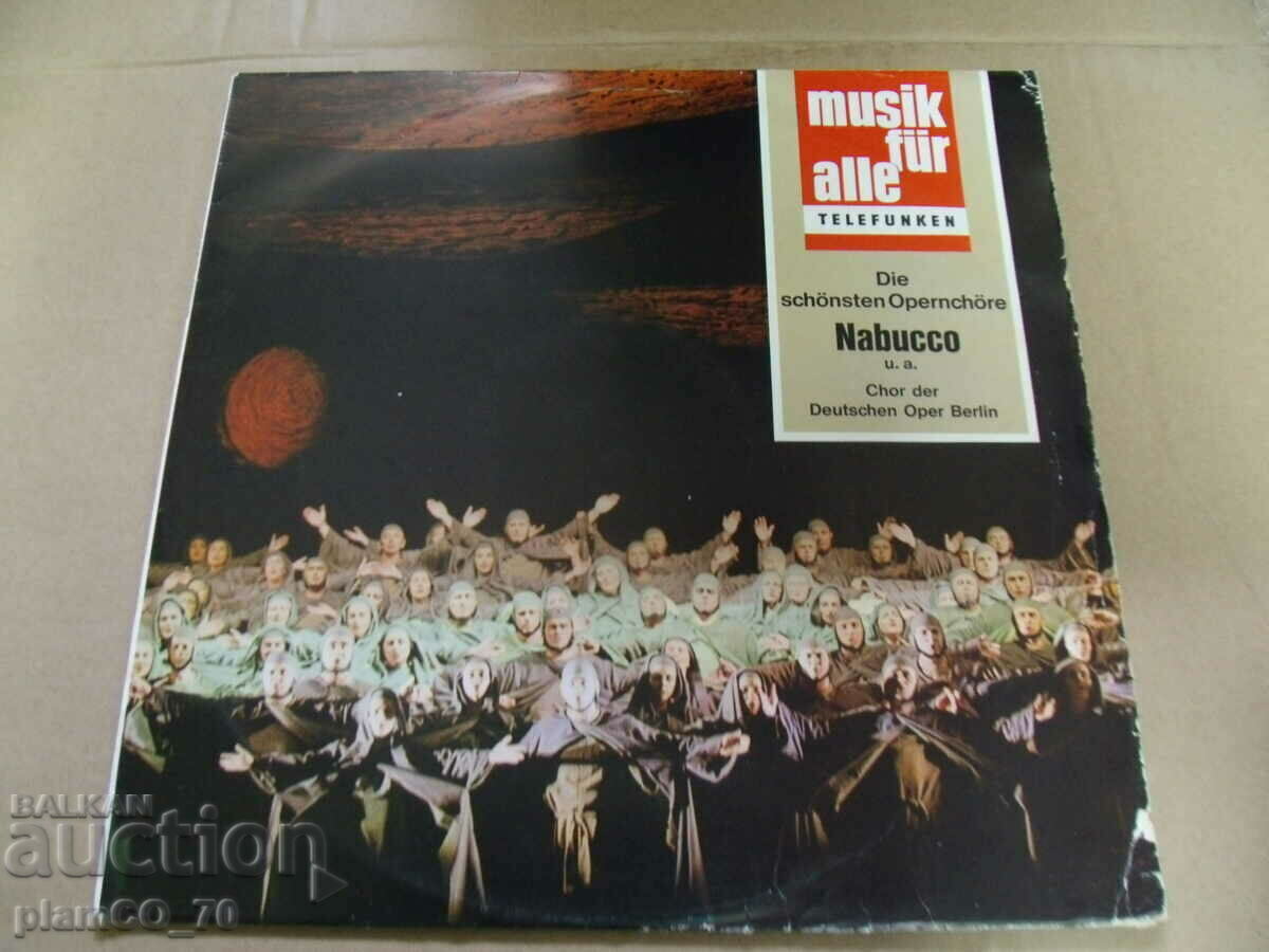 #*7174 record de gramofon vechi - Nabucco