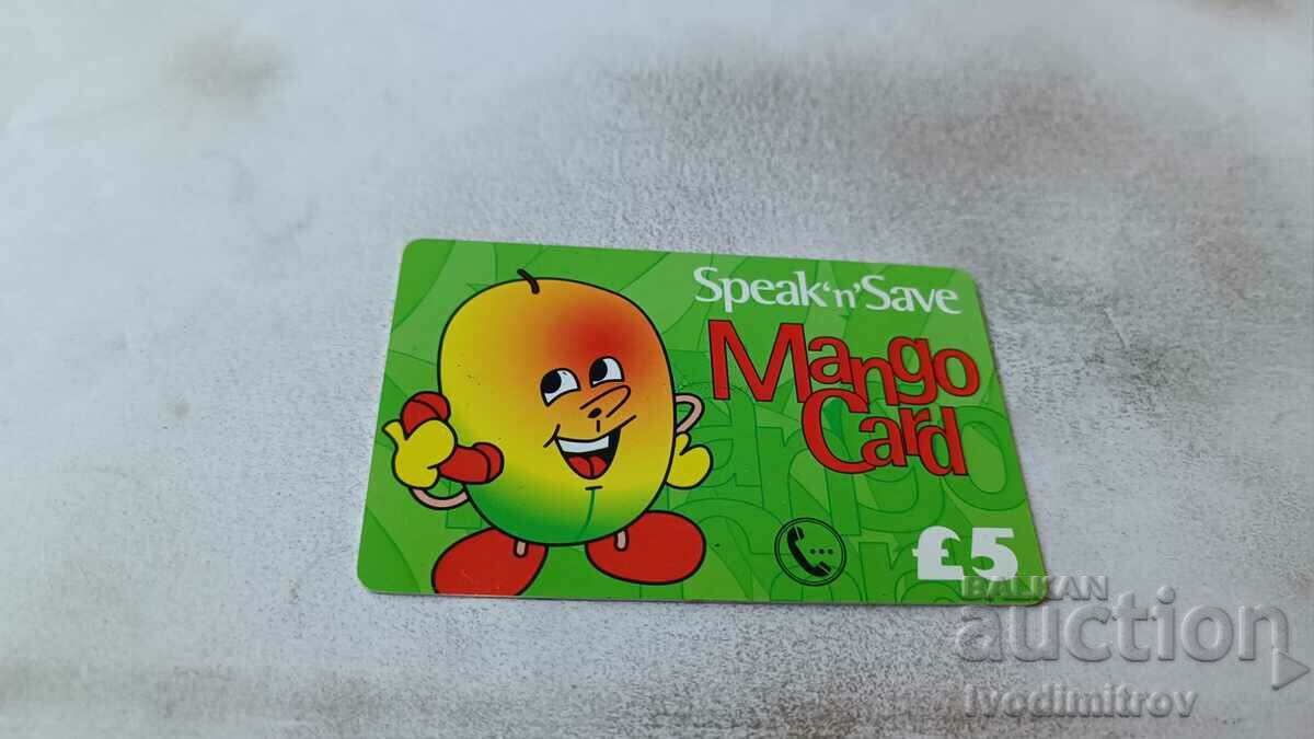 Ваучер 5 pound Mango Card