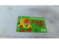 Voucher 5 pound Mango Card