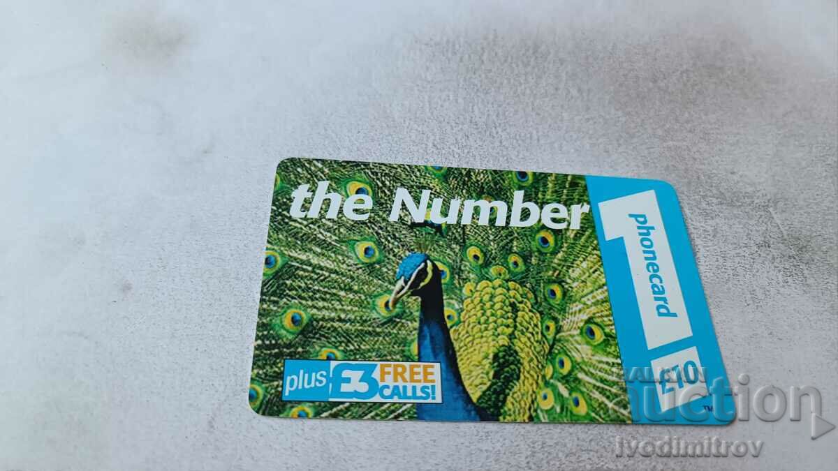 Voucher 10 pound the Number 1 Phonecard