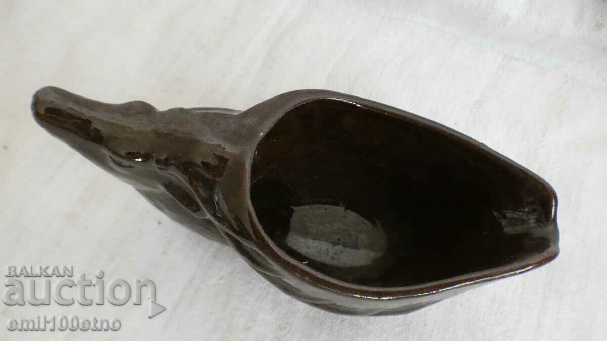 Auction Ceramic vessel stylized Elen Auction Ceramic vessel stylized Elen