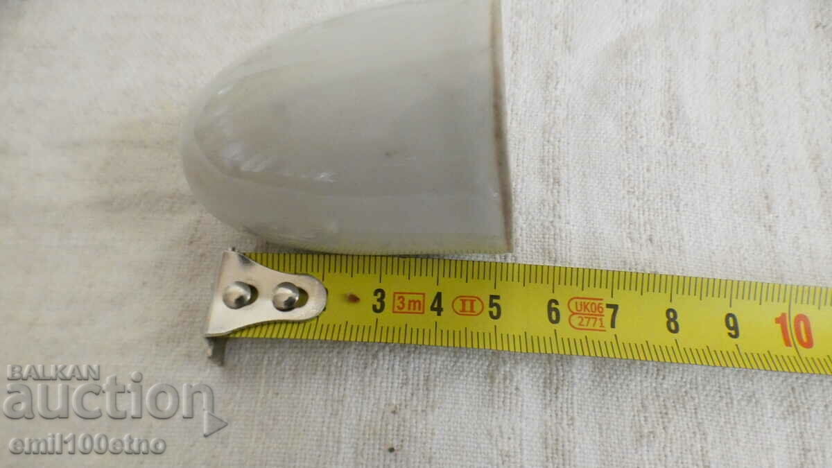 Set of 6 glasses for heated brandy, old porcelain - 5