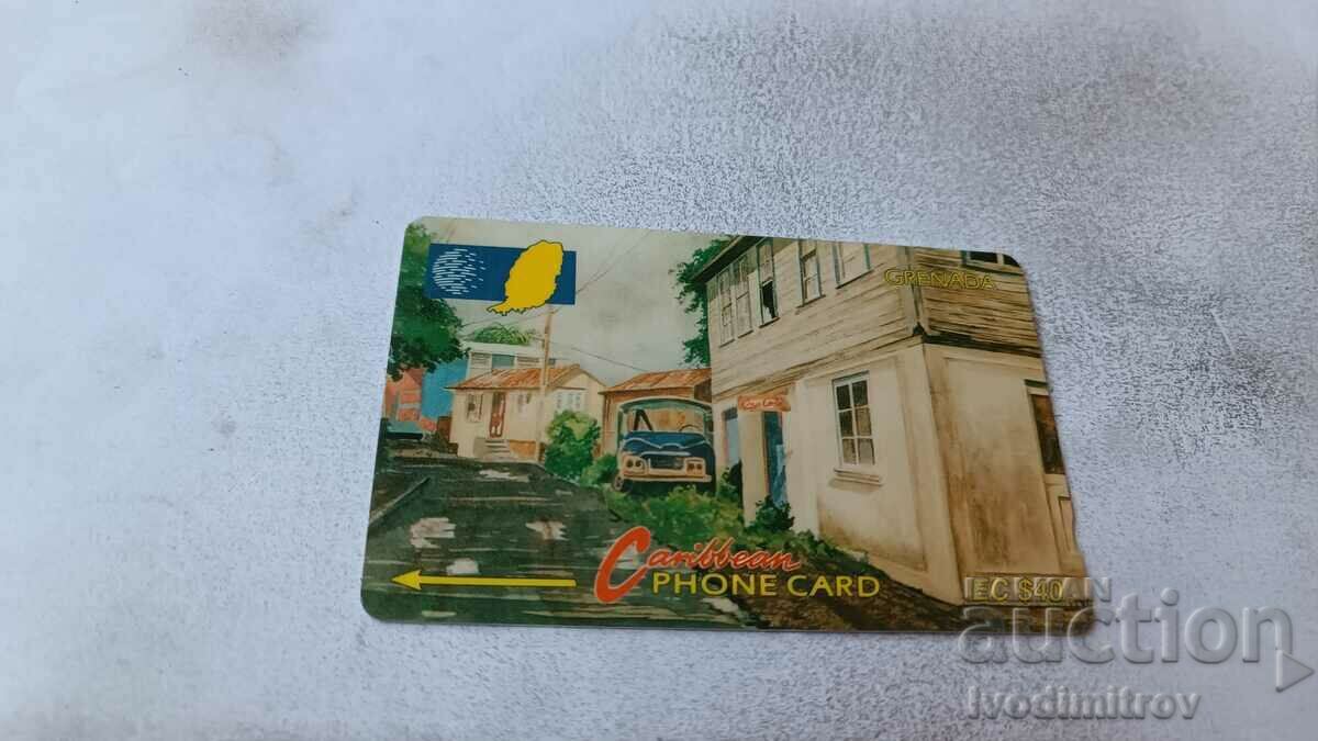 Фонокарта Cable & Wireless Caribian Phone Card GRENADA $40