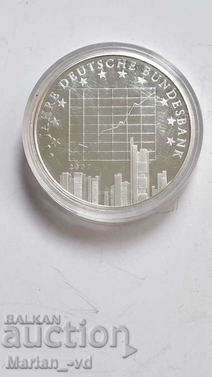 Монета -50 Jahre Deutsche Bundesbank 2007